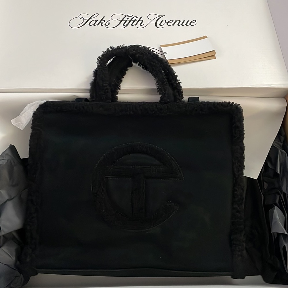 Telfar Black Ugg Style ,Med unisex bag. Brand new w/tags.